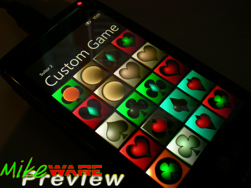 Suitor 2 game on a Windows Phone 7